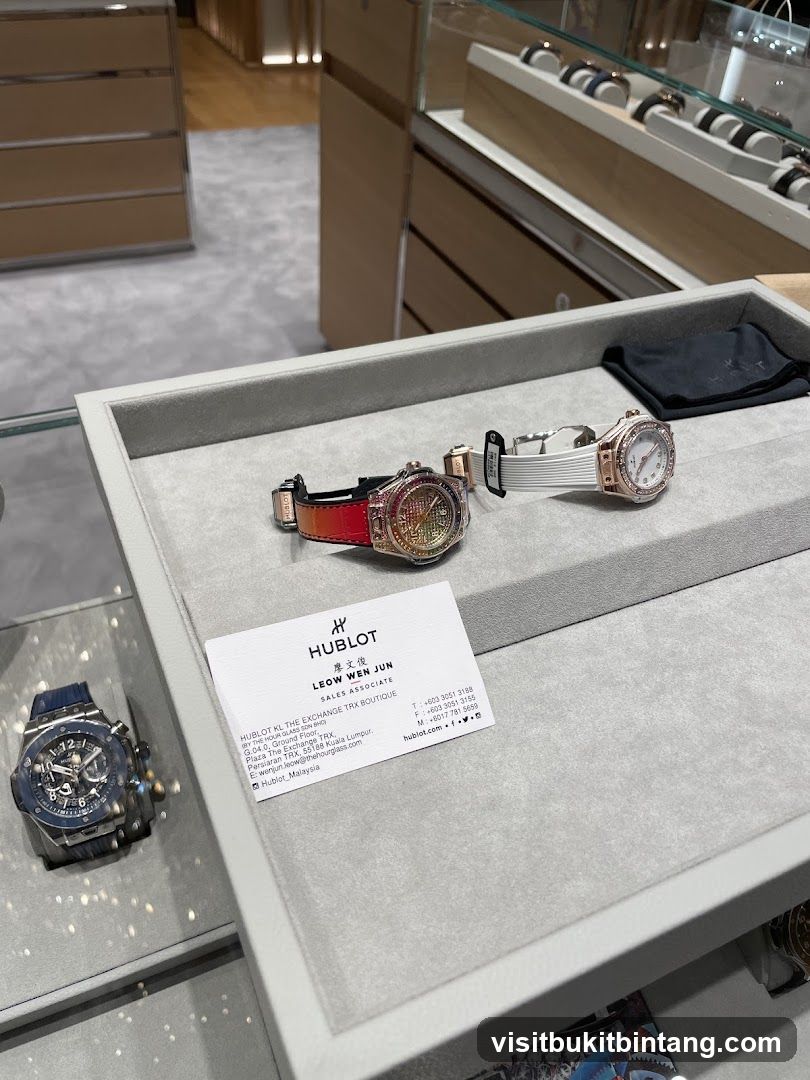 Hublot Watches Display