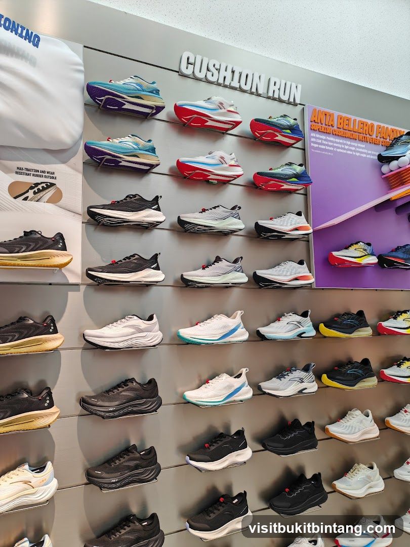 Athletic Shoe Display