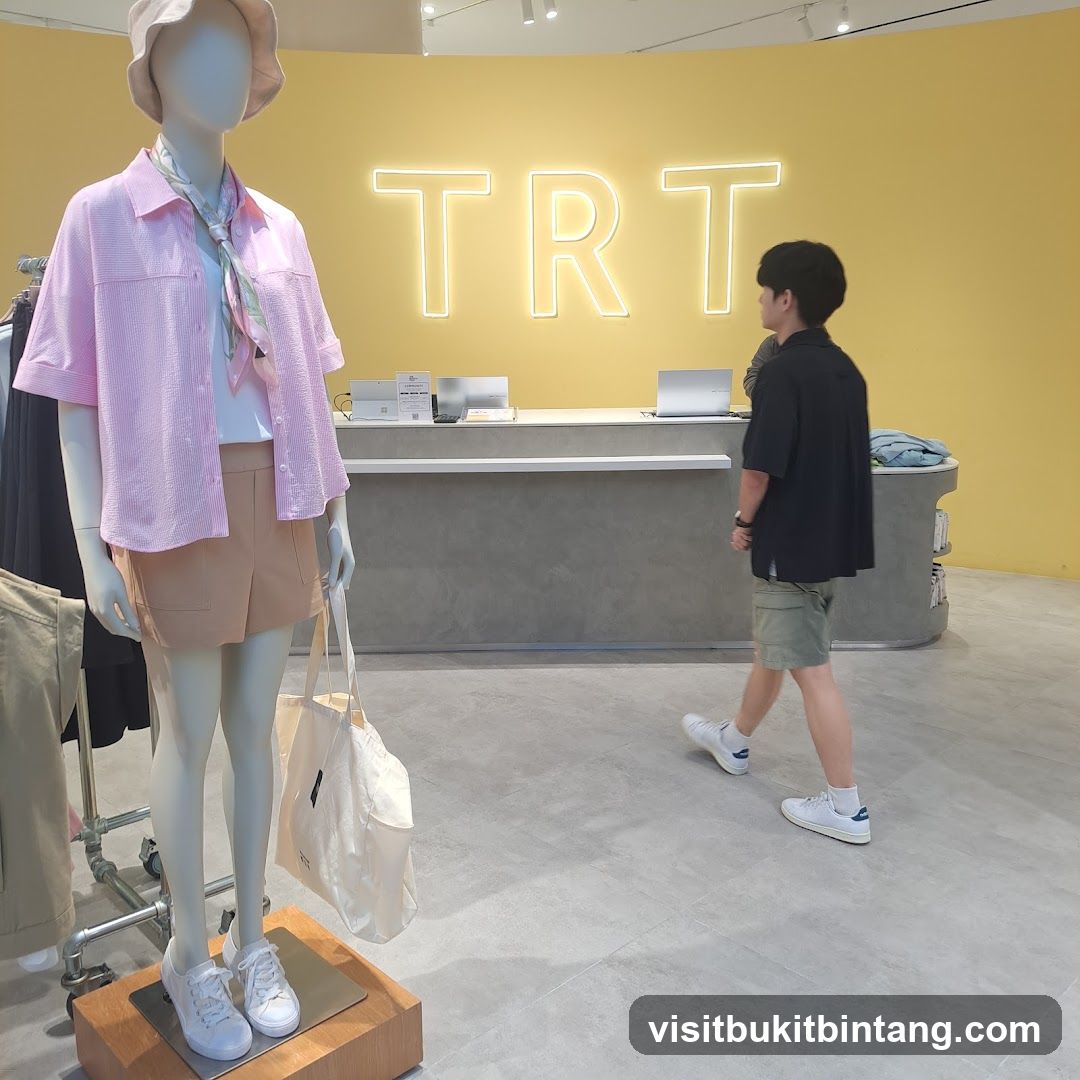Store Interior with Mannequin and Signage