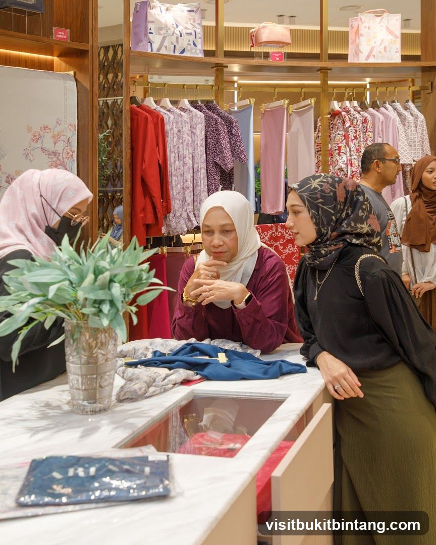 Women browsing clothing in a boutique