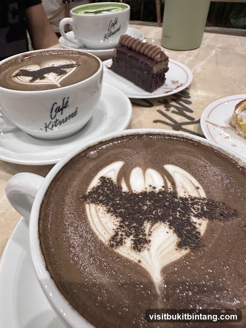 Cafe drinks and desserts