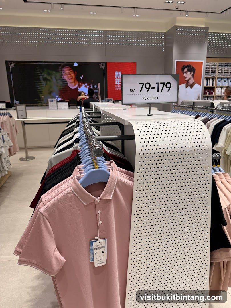 Polo Shirts Display