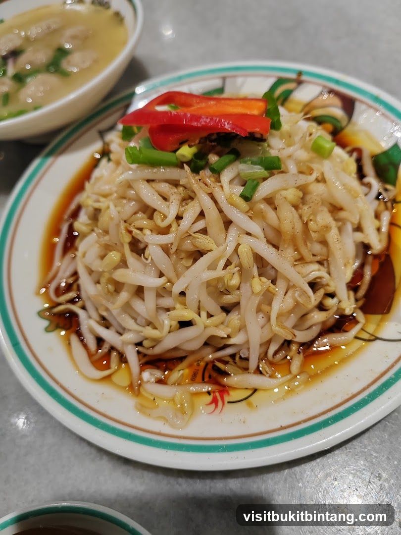 Bean Sprouts with Chili and Scallions
