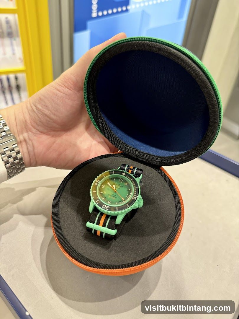 Green Watch in Case