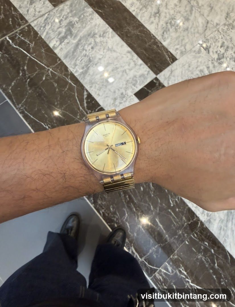 Swatch Watch on Wrist