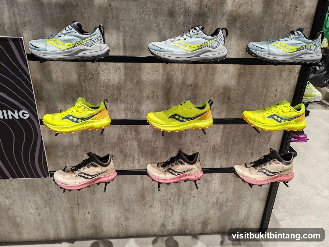 Running Shoes Display