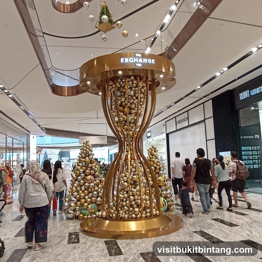 Christmas Decorations in a Mall