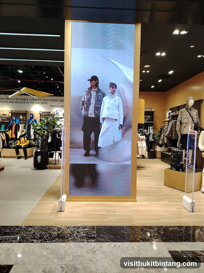 Store Interior with Digital Display