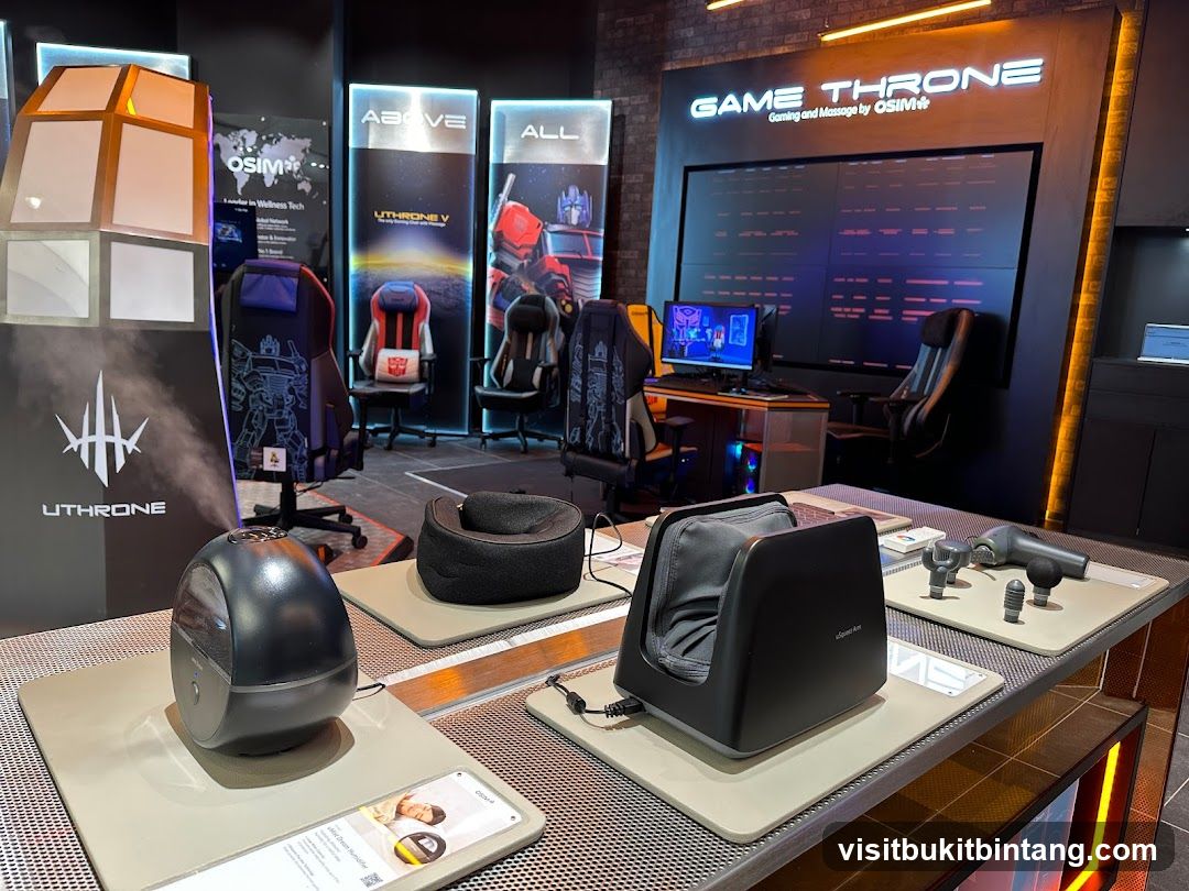 Gaming and Massage Products Display