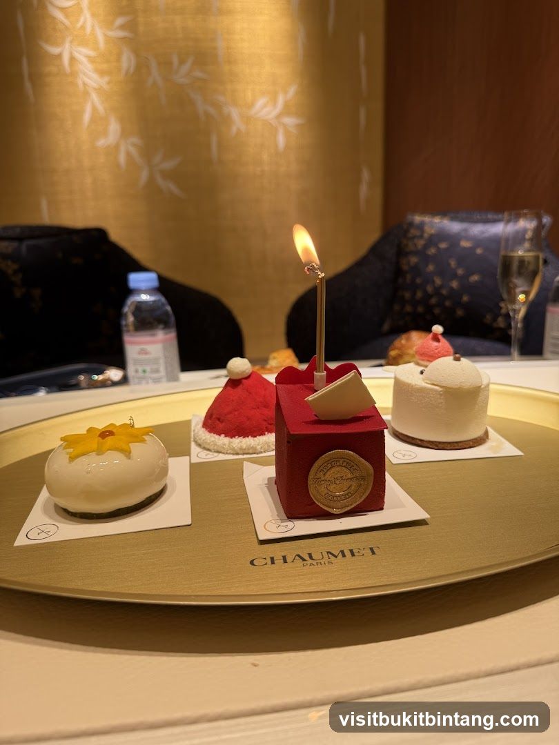 Dessert Platter with Candle