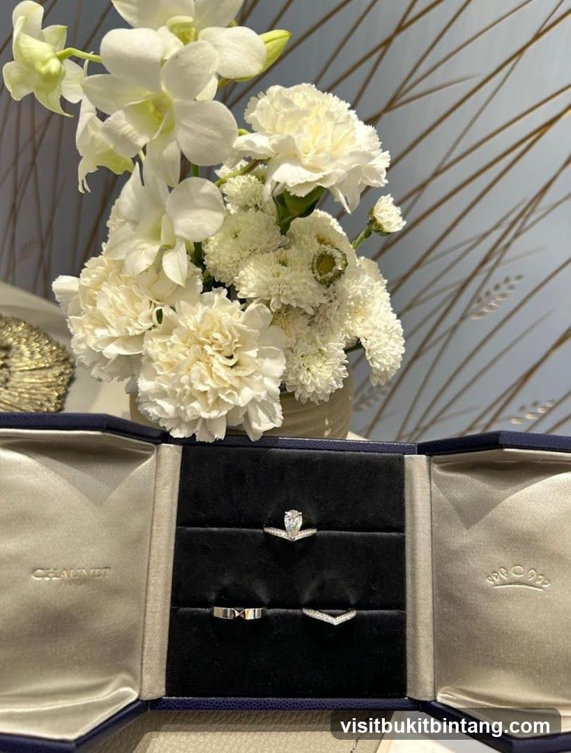 Jewelry Box with Rings and Flowers
