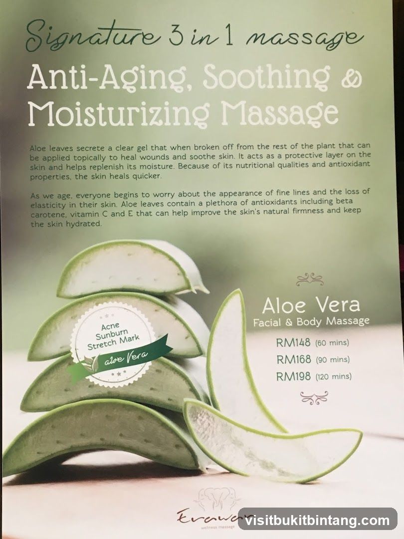 Aloe Vera Massage Information