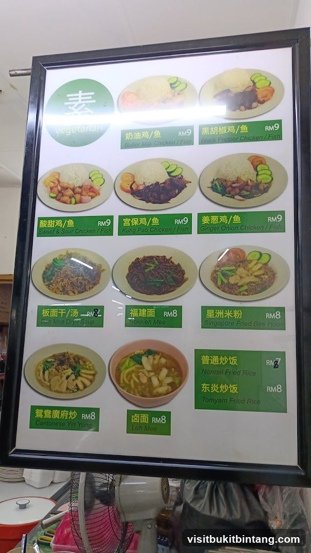Vegetarian Menu
