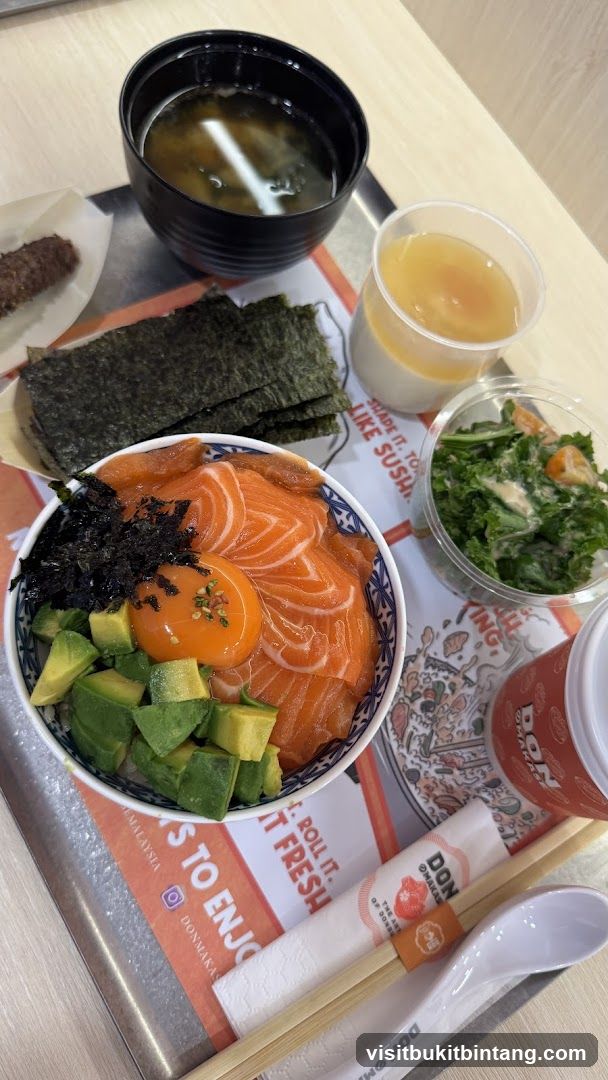 Salmon and Avocado Donburi