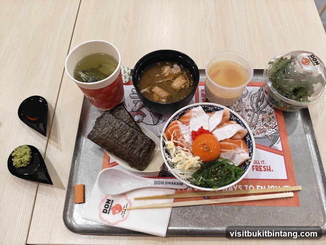 Salmon Donburi Set