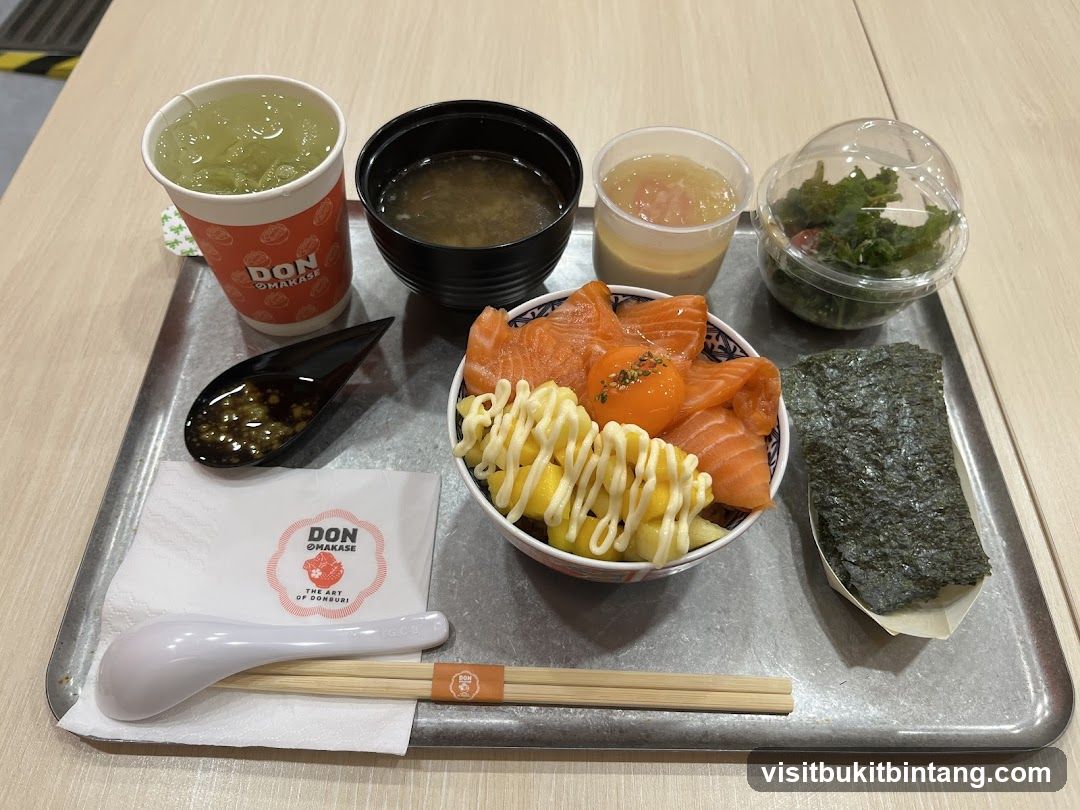 Salmon Donburi Set