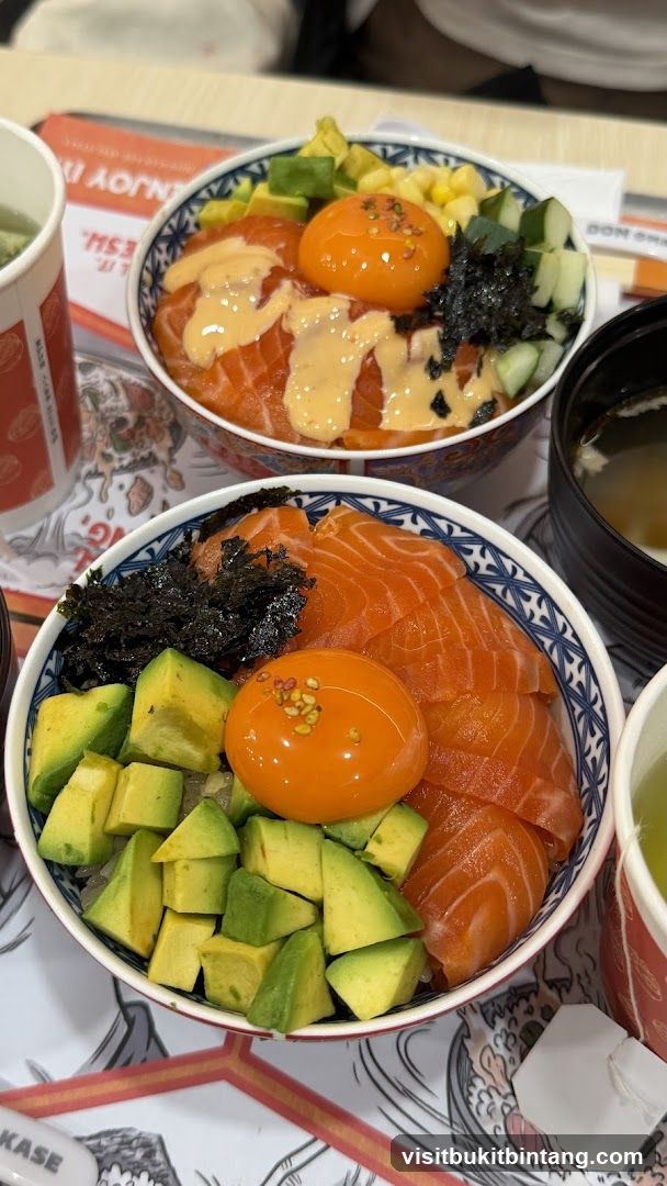 Salmon Donburi Bowls