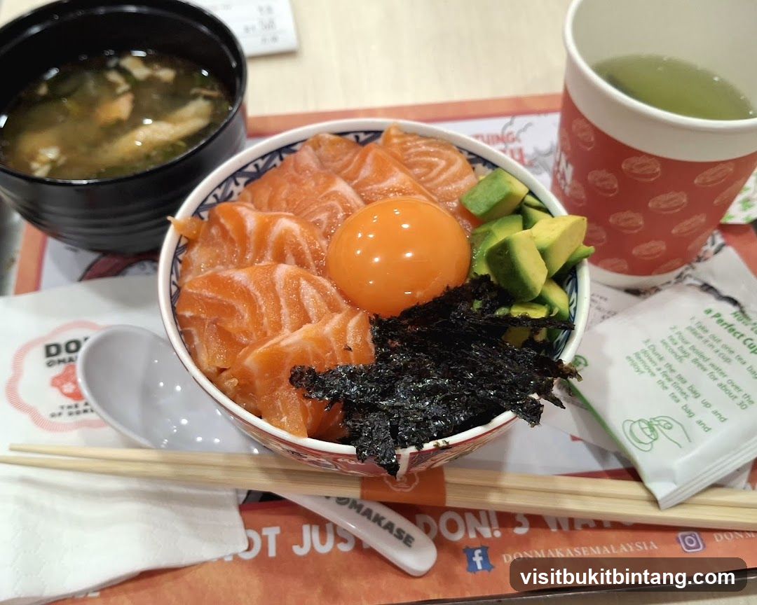 Salmon Donburi Set