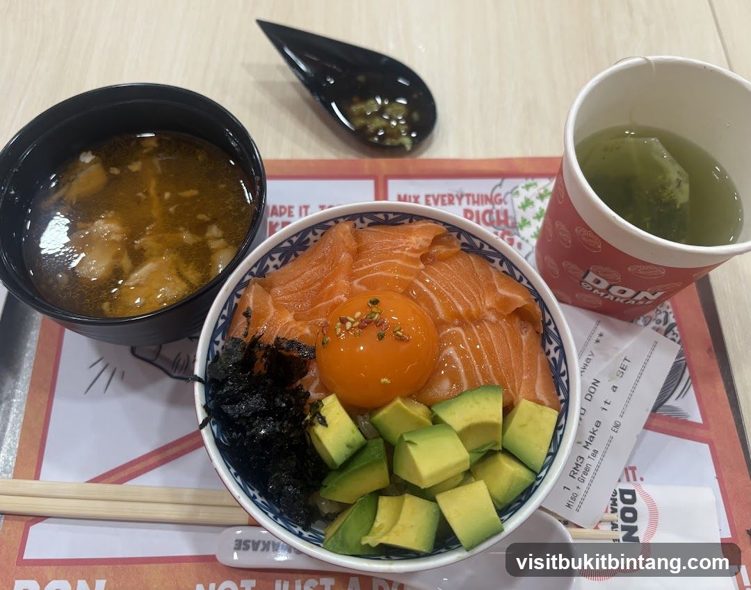 Salmon Donburi Set