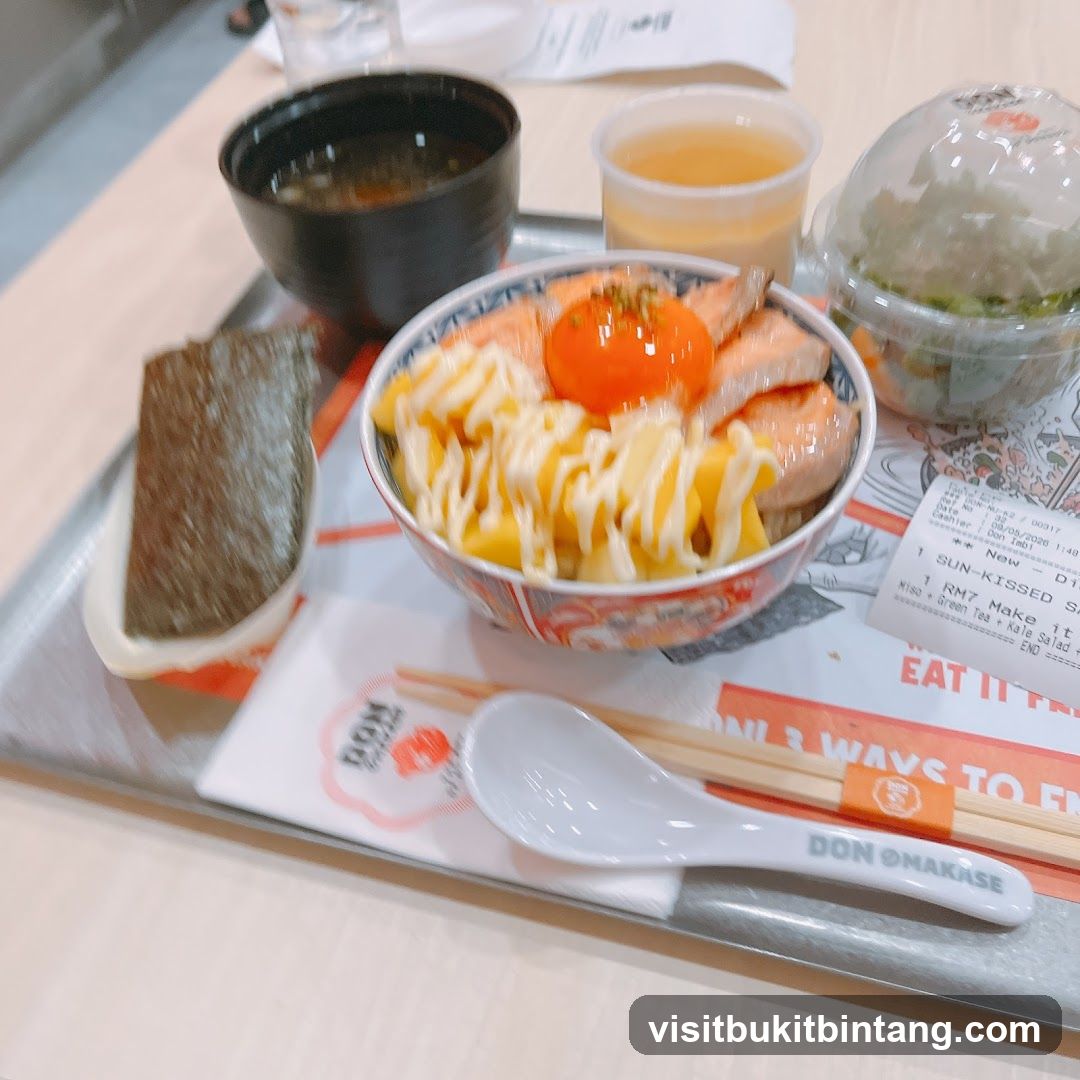 Salmon Donburi Meal