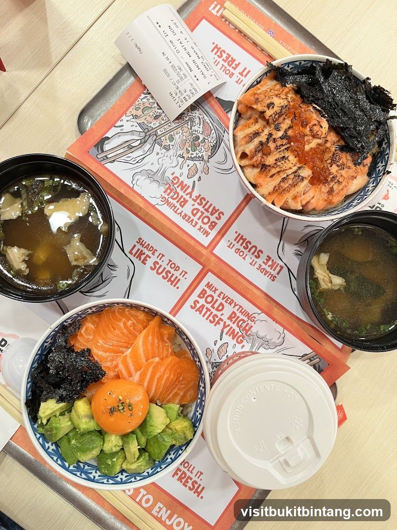Salmon Donburi Meal