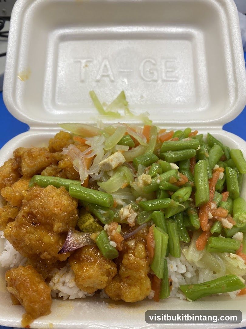 Takeout Container with Food