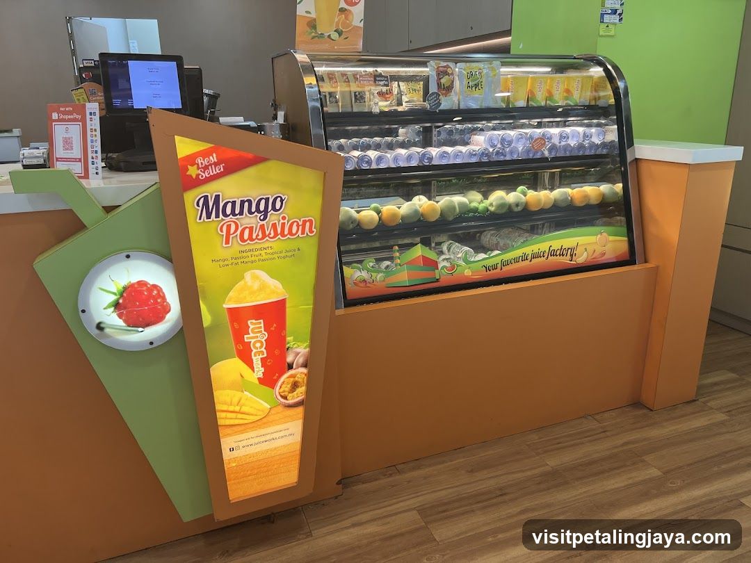 Mango Passion Juice Display