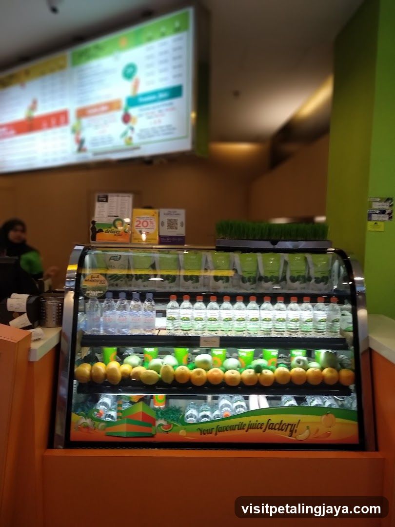 Juice Bar Interior Display