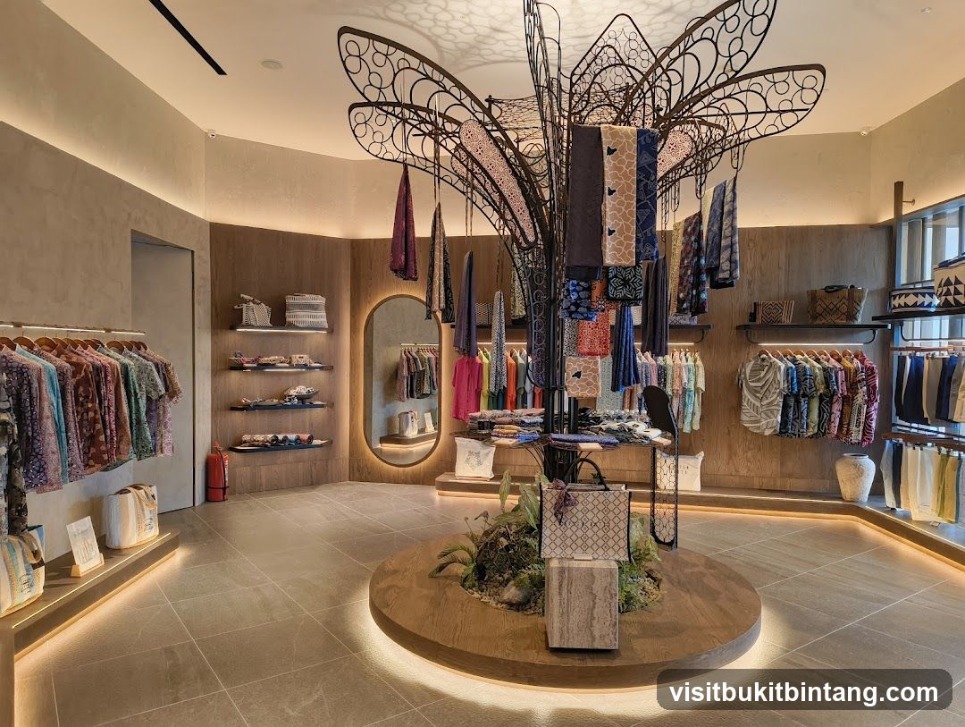 Clothing store interior