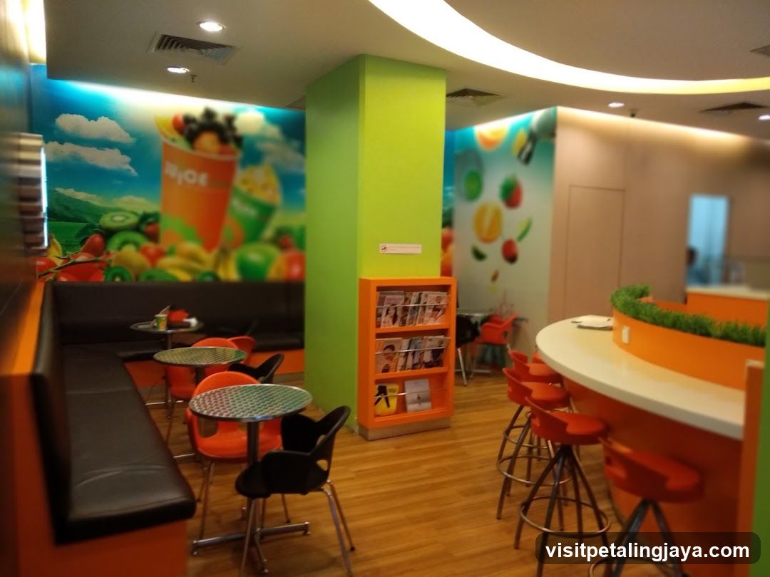 Fruit-themed Cafe Interior