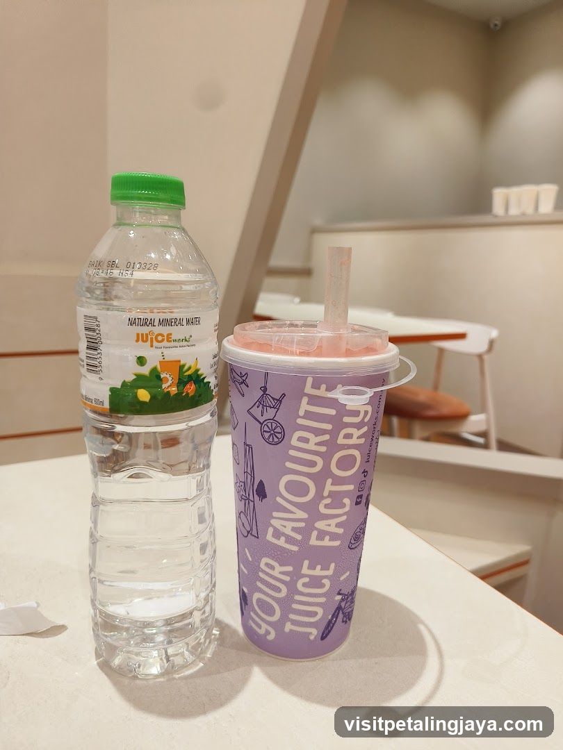 Juice Factory Drink and Water Bottle