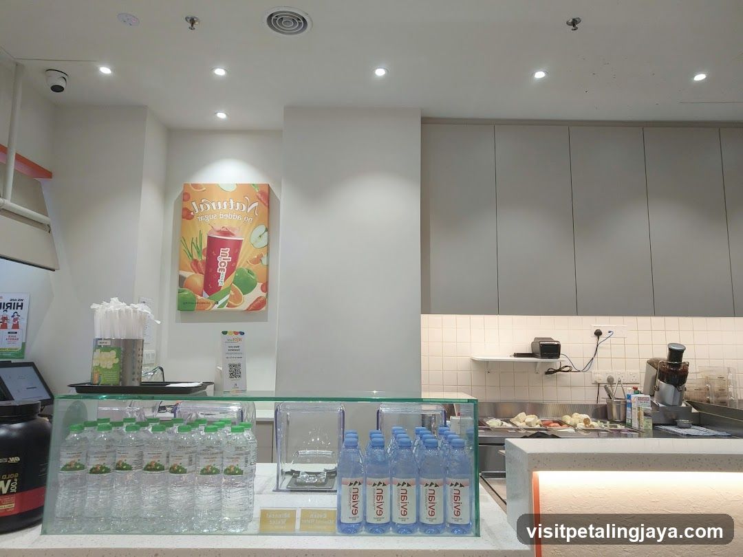 Beverage Shop Interior Display