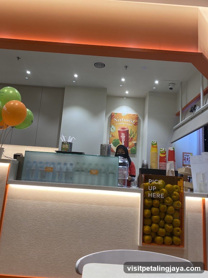 Juice Bar Interior Counter