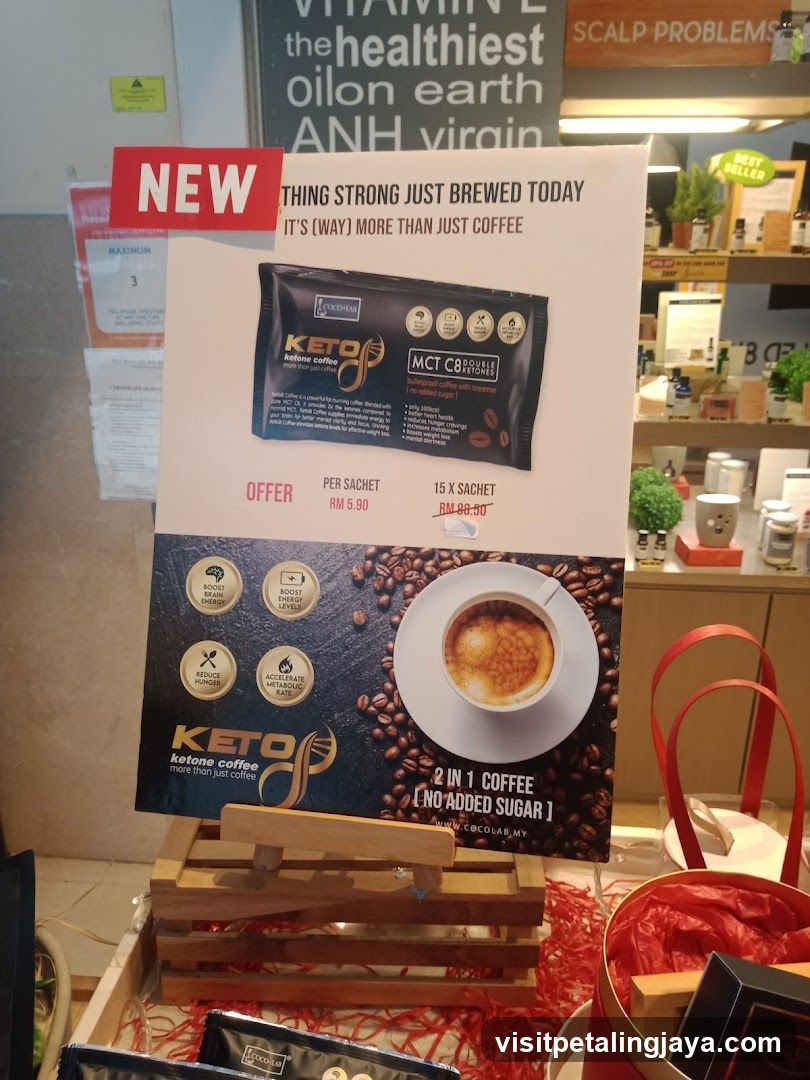 Keto Coffee Advertisement Display