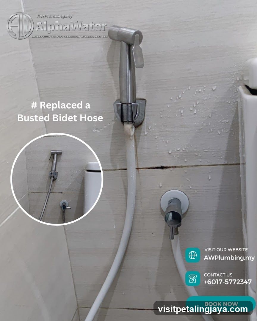 # Replaced a Busted Bidet Hose
