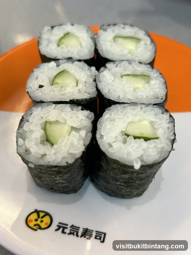 Cucumber Sushi Rolls