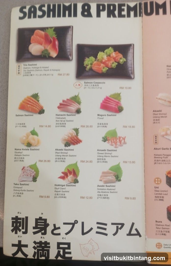 SASHIMI & PREMIUM