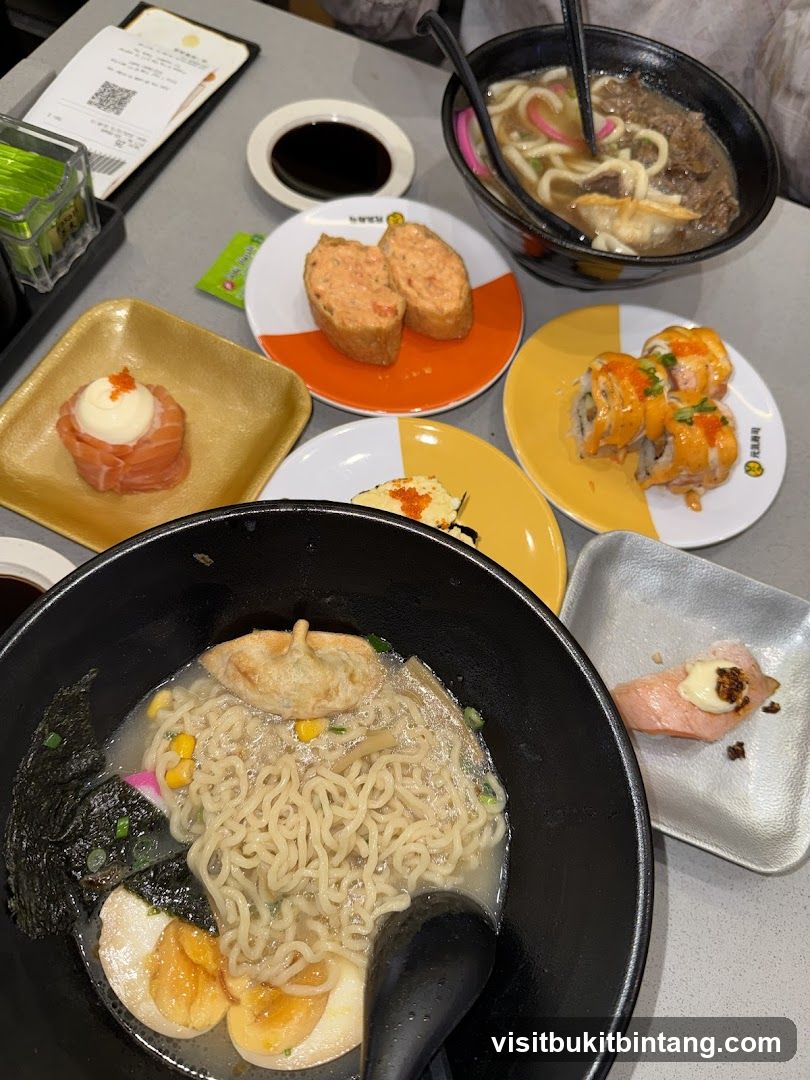 Assortment of Japanese Dishes