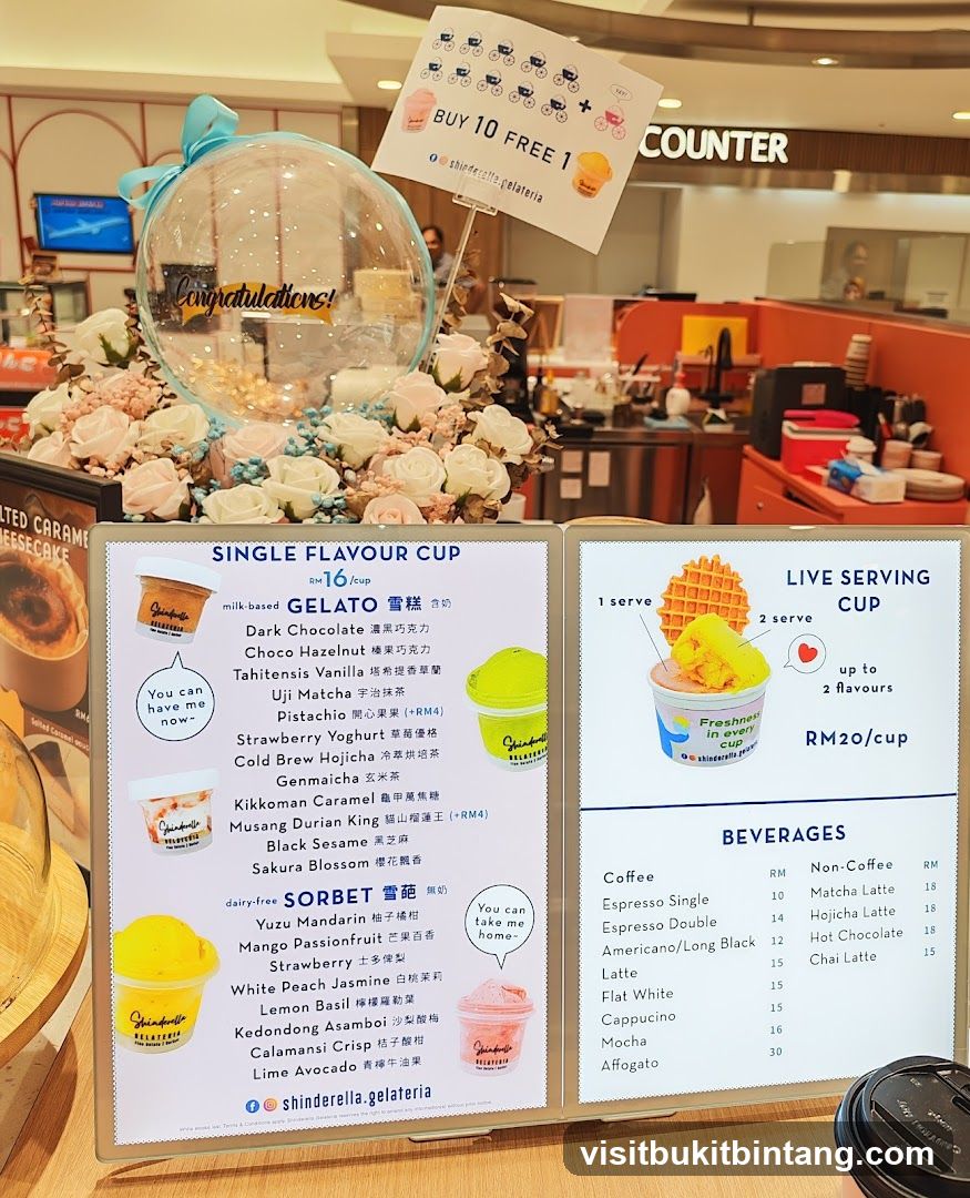 Gelateria Counter Display