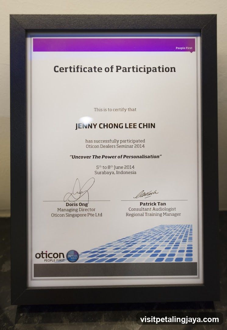 Certificate of Participation