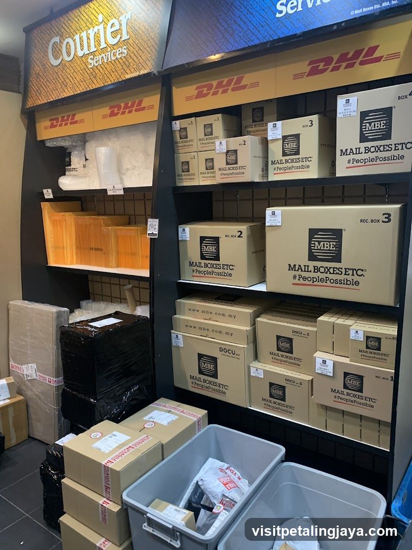 Courier Services Store Interior
