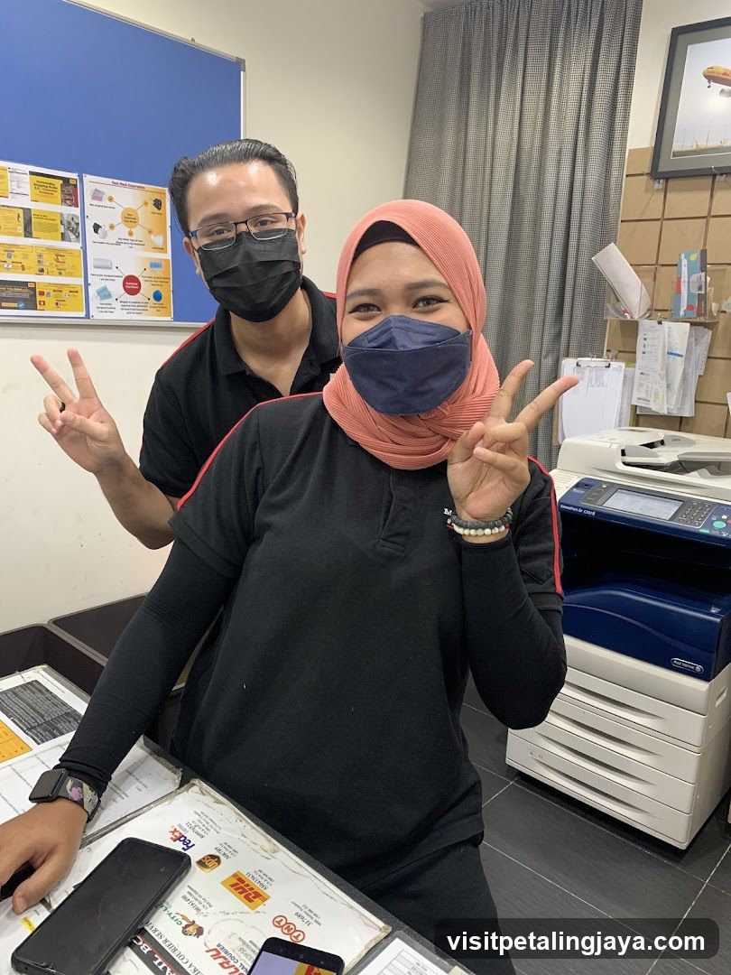 Staff in office setting