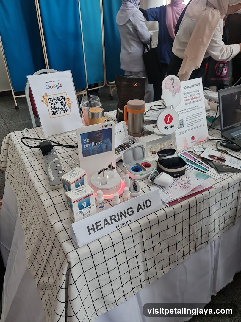 Hearing Aid Booth Display