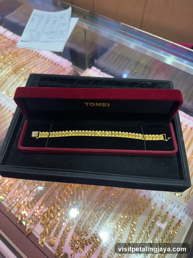 Gold Bracelet Display