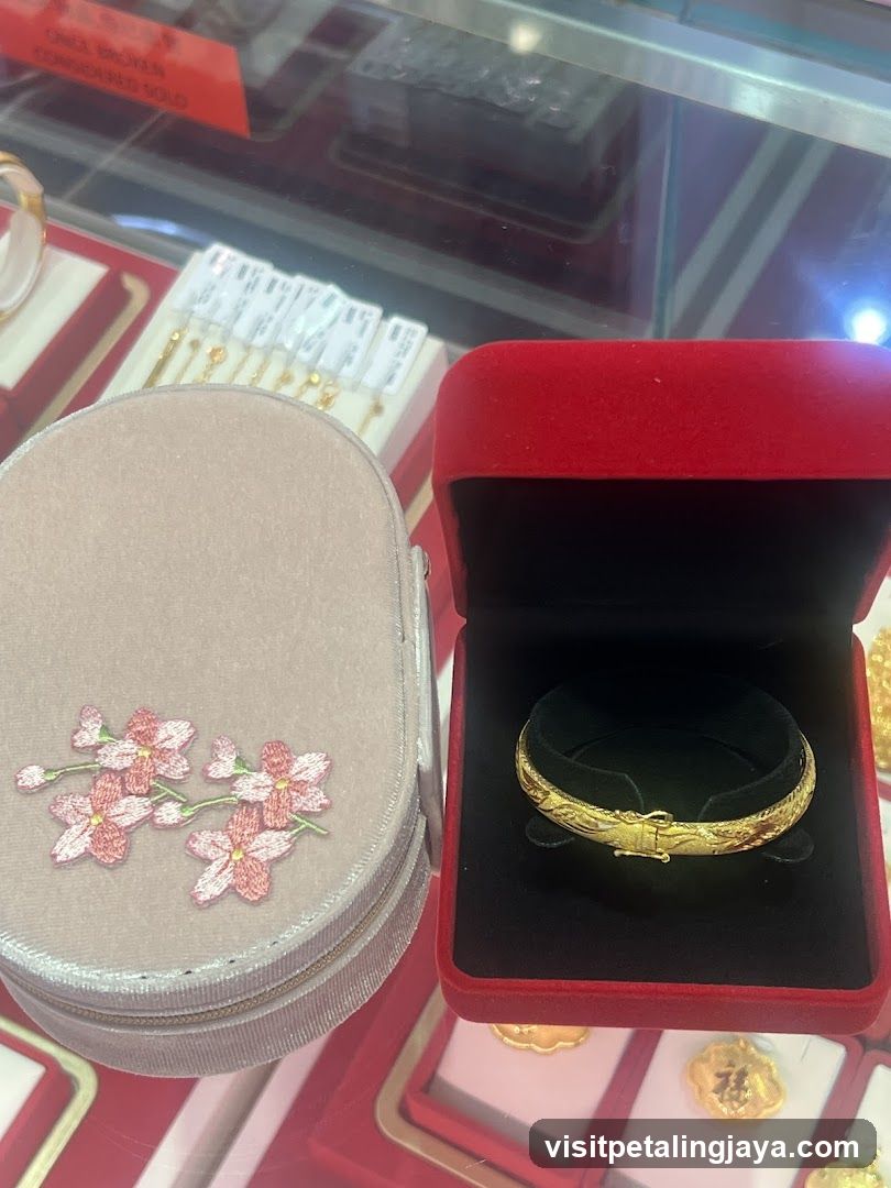 Gold Jewelry Display