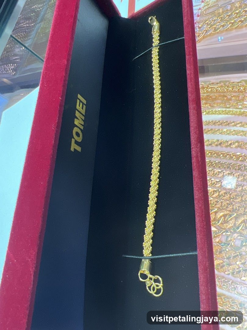 Gold Bracelet in Display Box