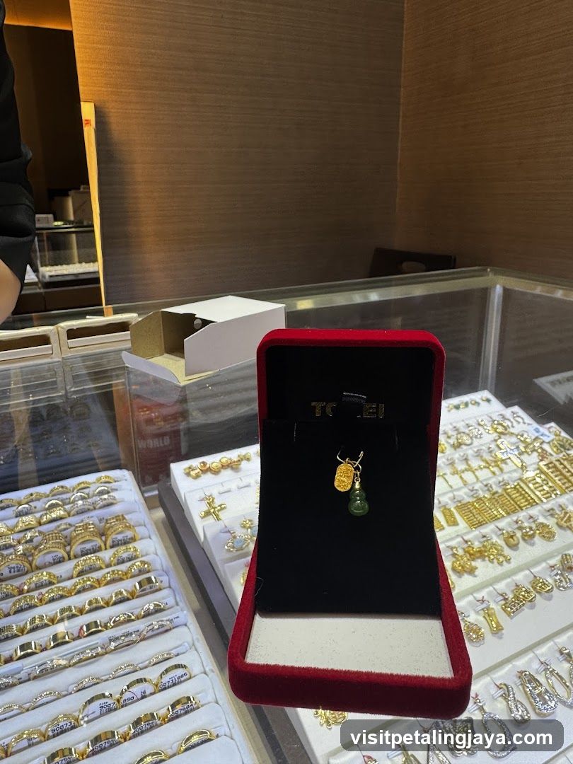 Gold Jewelry Display