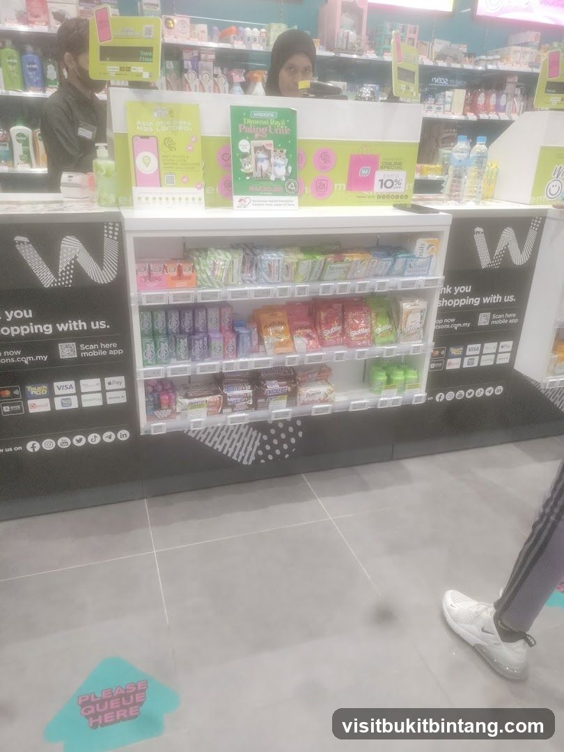 Watsons Store Counter