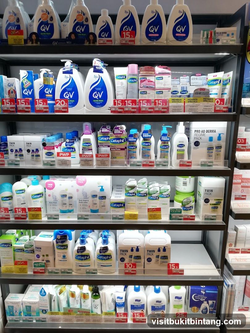 Skincare Products on Shelves
