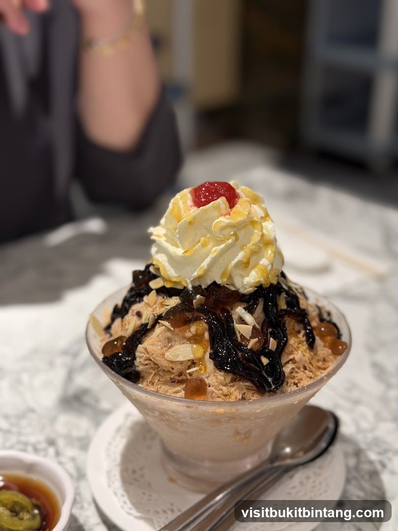 Dessert with Whipped Cream and Toppings